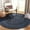 Blue, variant on Jaipur Art And Craft Round Handmade Braided Reversible Carpet Bohemian Indian Cotton Indoor Area Rug (8x8 Sq Ft)