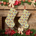 thumbnail image 6 of KLL Hippopotamus for 18" Christmas Stocking Snowman Xmas Stocking Holiday Christmas Decoration Gifts for Family Kids, 6 of 8