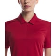 thumbnail image 4 of Ben Hogan S S Ventilation Solid Scarlet Smile Shirt Women S, 4 of 4