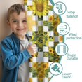 thumbnail image 3 of Blackout Kids Curtains,Boho Bohemia Sunflower Pioneer Flower Childrens Insulated Curtains Set Of 2,Bedroom Essentials,Toddler Room Decor 52"x63"(132x160cm), 3 of 4