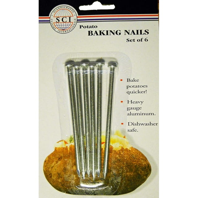 Unique Aluminum Baked Potato Nails, Set of 6 Essential Kitchen Tools & Home Housewares by