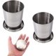 thumbnail image 1 of Taza plegable de acero inoxidable de 2 piezas, Taza plegable de acero inoxidable,, 1 of 5