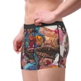 thumbnail image 2 of Yiaed Fantasy Colorful Beast Print Men's Soft Cotton Boxer Shorts Breathable Boxers Underwear Moisture-Wicking Underwear Stretch Boxer Briefs for Man-Medium, 2 of 5