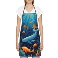 thumbnail image 3 of Sikiie Whimsical Underwater Fantasy Aprons for Kitchen Cooking Aprons, Chef Apron for Men Women Chef, 3 of 7