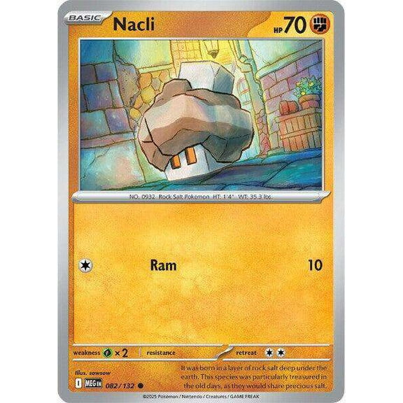 Pokemon ME01: Mega Evolution Common Nacli #82