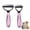 Pink, variant on Dematting Comb for Dogs, Dual-Sided Deshedding and Dematting Brush, Pet Grooming Brush, Dog Hair Remover Comb