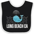 thumbnail image 3 of Inktastic Long Beach California Vacation Boys or Girls Baby Bib, 3 of 4