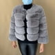 thumbnail image 1 of Abrigo de piel sintética para mujer, mullida Chaqueta corta de alta calidad, Tops peludos a la moda, otoño e invierno, 2024, 1 of 5