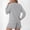 short sets 5#Grey, variant on WAYUTE Womens Sets 2 Piece Outfits Spring Fall Round Neck Long Sleeve Pullover and Shorts Solid Color Casual Outfit Outdoor Daily Wear