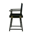 thumbnail image 3 of 18" Director's Chair Black Frame-Navy Blue Canvas, 3 of 6