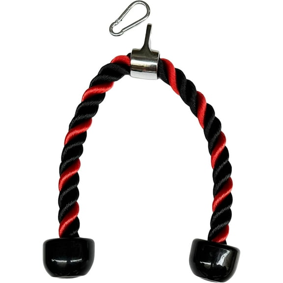 36 Inch Nylon Tricep Rope for Cable Machine Attachments, Pulley System Attachment, LAT Pull Down Attachment Weight Fitness, Cable Attachments Cable Machine Accessories for Home Gym