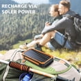 thumbnail image 4 of Banco de energía solar inalámbrico 30000 mAh Cargador solar impermeable DP Carga rápida con linternas LED Paquete de batería externa para acampar al aire libre, 4 of 5