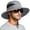 Gray, variant on Wide Brim Floppy Hat Summer Hat with Fold-Up Brim Ponytail Hat UPF 50 Boonie Hat UPF 50 Lightweight Packable Sun Hat Quick Dry Breathable Fishing Hat Foldable Cowboy Hat Bucket Hat