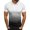 White, variant on SwiftWear Men Short Sleeve Polyester Turndown collar Gradient, Sports Casual Shirts White XXXL