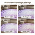 thumbnail image 7 of ODIKA 9'x12' Washable Area Rug Dye Tie Abstract Ombre Wave Gothic Ornamental Purple for Great Room, Indoor Concept, Large Living Low Pile, Flatwoven, 7 of 7