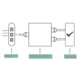 thumbnail image 3 of Ethernet Splitter, Gigabit  Switch Aluminum Alloy Easy To Connect  For Office, 3 of 8