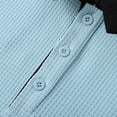 thumbnail image 4 of JTieacloth Classic Collared Shirt with Pocket Casual Shirts For Sports Outdoor Activities And Everyday Wear Versatile Collared Knit For Blue S, 4 of 6
