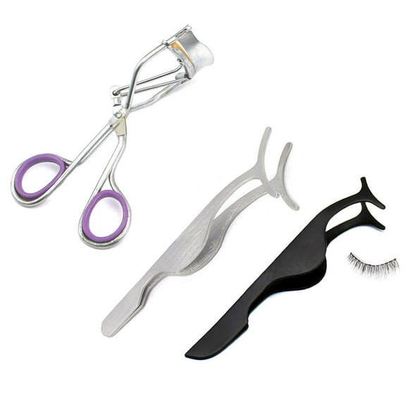 OdontoMed2011 Pack of 3 - Beauty Eyelash Curler and Tweezers