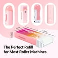 thumbnail image 6 of Waxfans Waxing kit, Wax Roller Refill (4 Packs), Hair Wax Removal for Body Hair, Legs, Arms, Not included :roll on wax warmer, 6 of 7