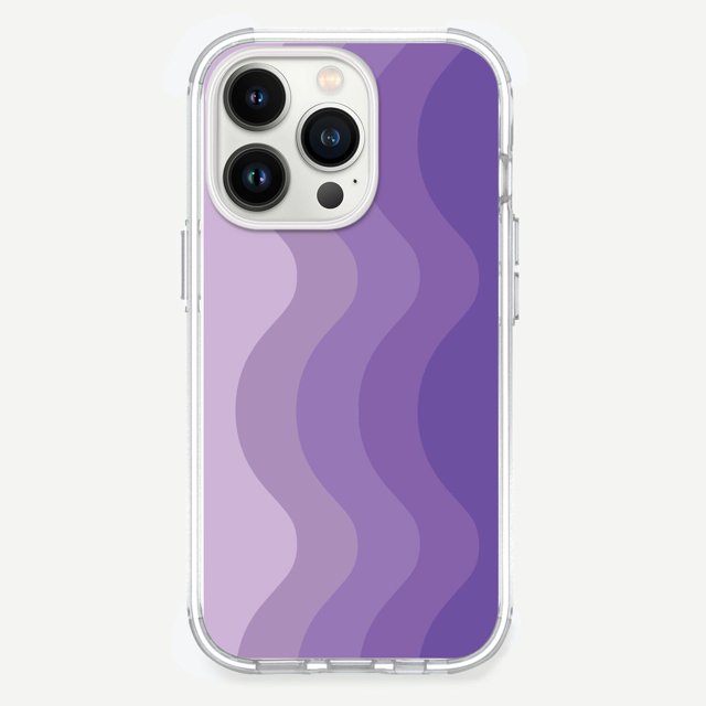 Caseco iPhone 15 Pro Max Case With Mag-Safe - Purple Wave