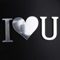 thumbnail image 2 of INICIO / L❤VE / I ❤U Letras de bricolaje Etiqueta de espejo de pared Calcomanías artísticas Póster de bricolaje para dormitorio Habitación I❤ U Yotijar Cartas Etiqueta de la pared, 2 of 10