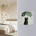 thumbnail image 4 of Yayeee Toggle Light Switch Wall Plate 2-Gang 4.56"x4.48" Decorative Outlet Cover, Black Cat Umbrella, 4 of 7
