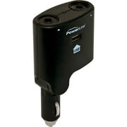 PowerLine Dual Socket Extender with USB