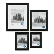 Mainstays 11x14 Picture Frame with Black Matte for 8x10 Photos Traditional Gallery Wall Frame