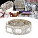 thumbnail image 5 of Accesorio de bricolaje para decoración de apliques de teléfono de tela de diamantes de imitación de cristal Artificial de fijación en caliente (blanco), 5 of 8
