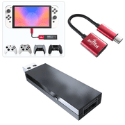 MAYFLASH Magic-S PRO 2 محول USB Bluetooth لاسلكي لأجهزة PS4 و Switch و macOS و Windows و Raspberry Pi ومتوافق مع وحدة تحكم Xbox Series X & S و Xbox One Bluetooth و PS5 Controller والمزيد