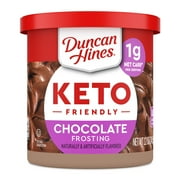 Duncan Hines Keto Friendly Chocolate Flavored Frosting, 12 oz