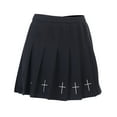 thumbnail image 6 of Nituyy Women Mini Pleated Skirts High Waist Punk Streetwear, 6 of 6