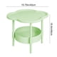 thumbnail image 3 of Mesita de noche moderna de estilo europeo | Mesa pequeña que ahorra espacio para la noche y la sala de estar | Mesa auxiliar compacta de plástico | Colores café y verde, 3 of 5