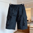 thumbnail image 7 of Mifsaly Girls Cargo Shorts Lightweight Casual Athletic Shorts with Multi Pockets Quick Dry Active Summer Bottoms for Youth Outdoor Hiking Play, 7 of 7