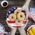 thumbnail image 2 of PMU Patriotic Stars and Stripes American Party 7-inch Dessert Plates, Patriotic Party Tableware (8/pkg) Pkg/12, 2 of 6