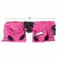 thumbnail image 2 of 9 Pocket Tool Belt Heavy Duty Suede Leather For Hammer Nails, Pink Toolbelt, 2 of 8