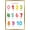 Gold Framed Version, variant on Classroom - Numbers 2026 Wall Poster, 22.375" x 34" Framed