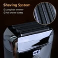 thumbnail image 3 of Electric Shavers, 1 Count Rechargeable Waterproof Close Shave Trimmer, Portable Beard Shaver for Home and Travel Use, 3 of 9