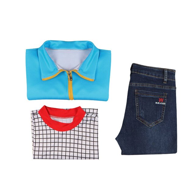 Stranger Things temporada 4 Max Mayfield Cosplay traje chaqueta mujer chaqueta Casual Halloween carnaval fiesta Cosplay vestido conjuntojuego completoS Deng Xun unisex