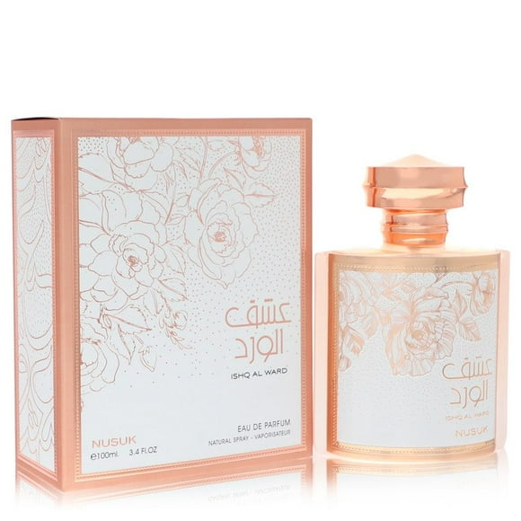 Nusuk Ishq Al ward par Nusuk Eau de Parfum pour Hommes (Unisexe) Vaporisateur 3.4 oz Lot de 3