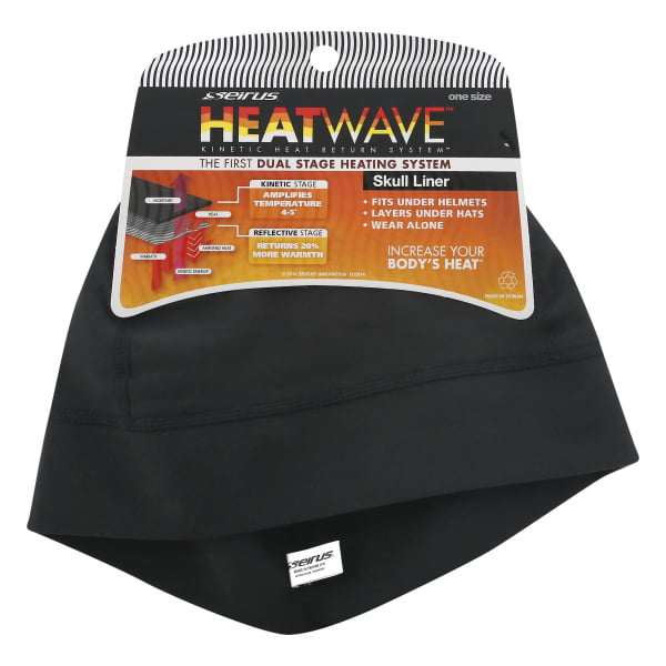 One Size New Heat Return Liner Seirus Heatwave Skull Liner Black  #2209 
