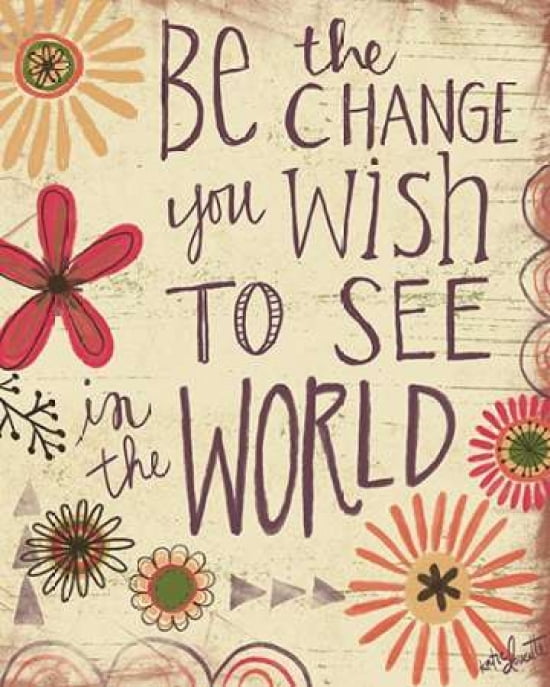 Be The Change Canva