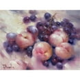thumbnail image 3 of Singatullin, Marsel 14x12 Black Modern Framed Museum Art Print Titled - Still Life with Peaches, 3 of 5