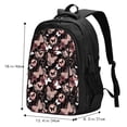 thumbnail image 5 of Wukai Butterfly Travel Laptop Backpack: Business Water-Resistant Bag with USB Charging Port, Ideal College Backpack for Men & Women, 5 of 6