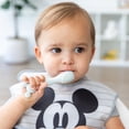 thumbnail image 3 of Juego de platos y cucharas Bumkins Disney Baby Mickey Mouse de silicona, 3 of 7
