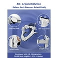thumbnail image 4 of Zenopax Cervical Traction Device, Neck Stretcher for Neck Support, Lightweight & Adjustable Cervical Neck Traction Device for Home Use, Neck Pain & Tension Relief (White), 4 of 9