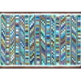thumbnail image 1 of Ahgly Company Indoor Rectangle Abstract Light Blue Contemporary Area Rugs, 7' x 10', 1 of 4