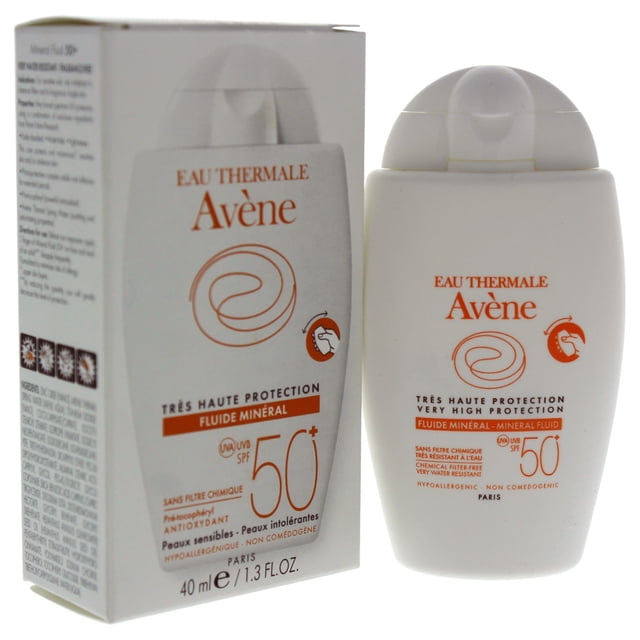 Protector Solar Fluido Mineral Avene FPS 50 1.3 oz