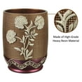 thumbnail image 4 of YOSITiuu 961690 Ombre Rose, Waste Basket, Burgundy, 4 of 7
