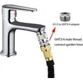 thumbnail image 6 of Sink Faucet Quick Connector,Faucet Adapter for Sink Connection Shower Hose/Garden Hose/Portable Washing Machine,Pet Bathing Chrome, 6 of 8